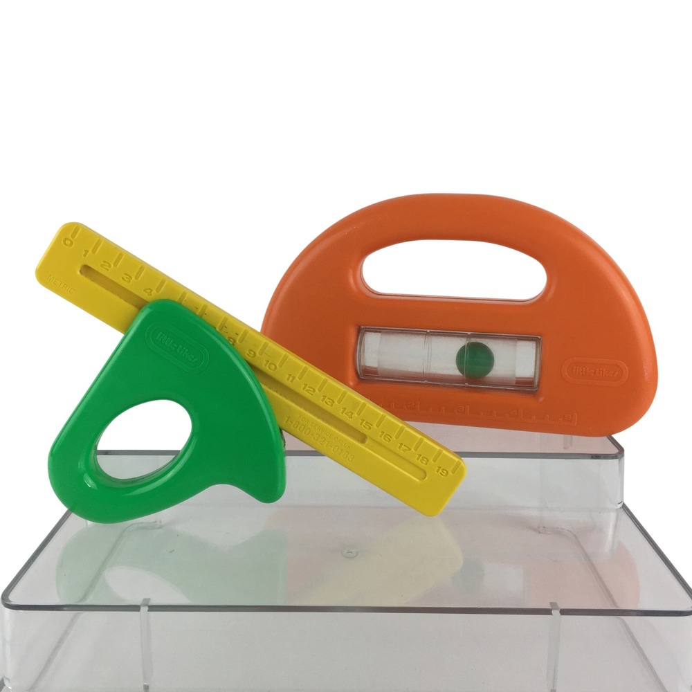 Little Tikes Hand Tool Slide Scale Ruler Level Construction Pretend Play Vintage